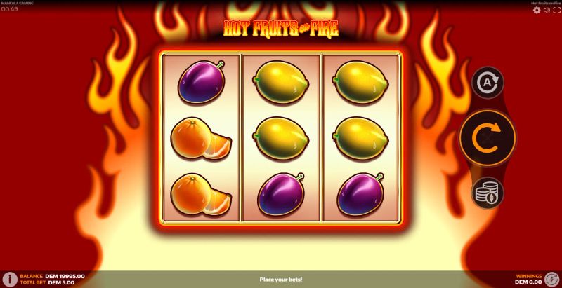 Hot Fruits on Fire gameplay screenshot