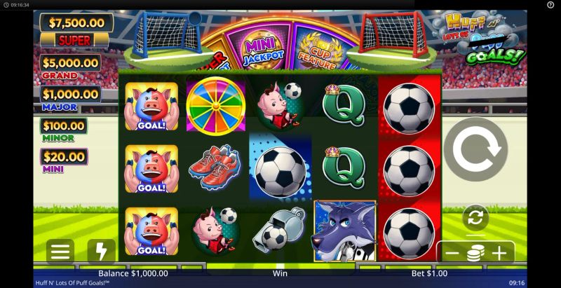 Huff N Lots of Goals gameplay screenshot