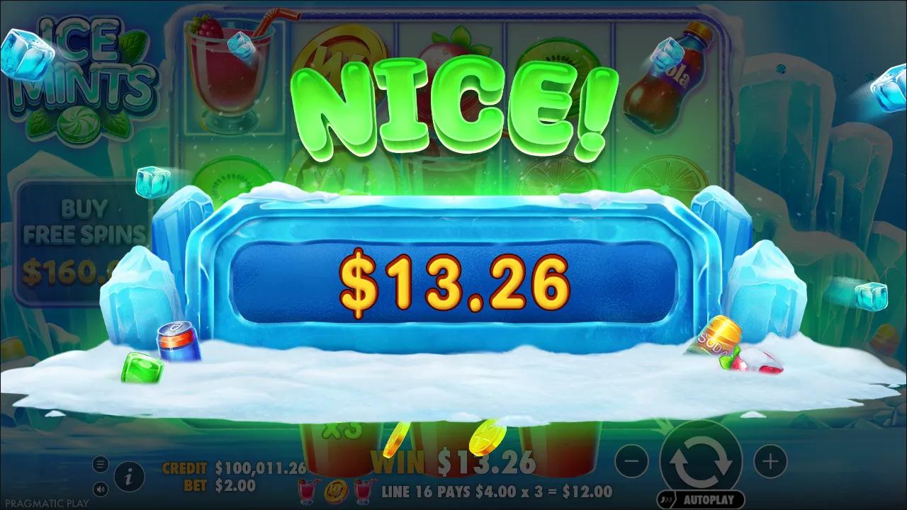 Ice Mints slot gameplay screenshot