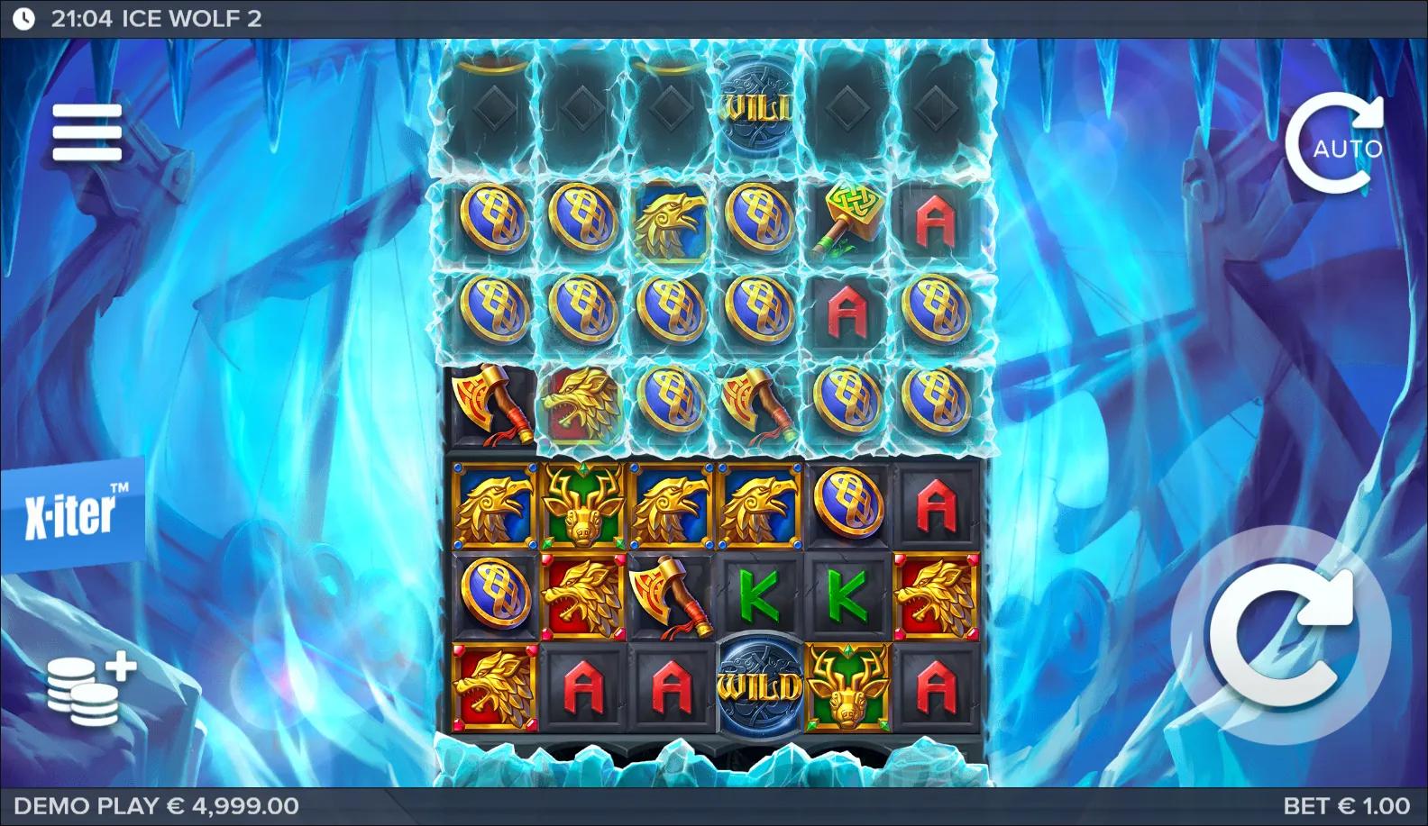 Ice Wolf 2 - Buy Bonus active on ELK Studios's Animals slot