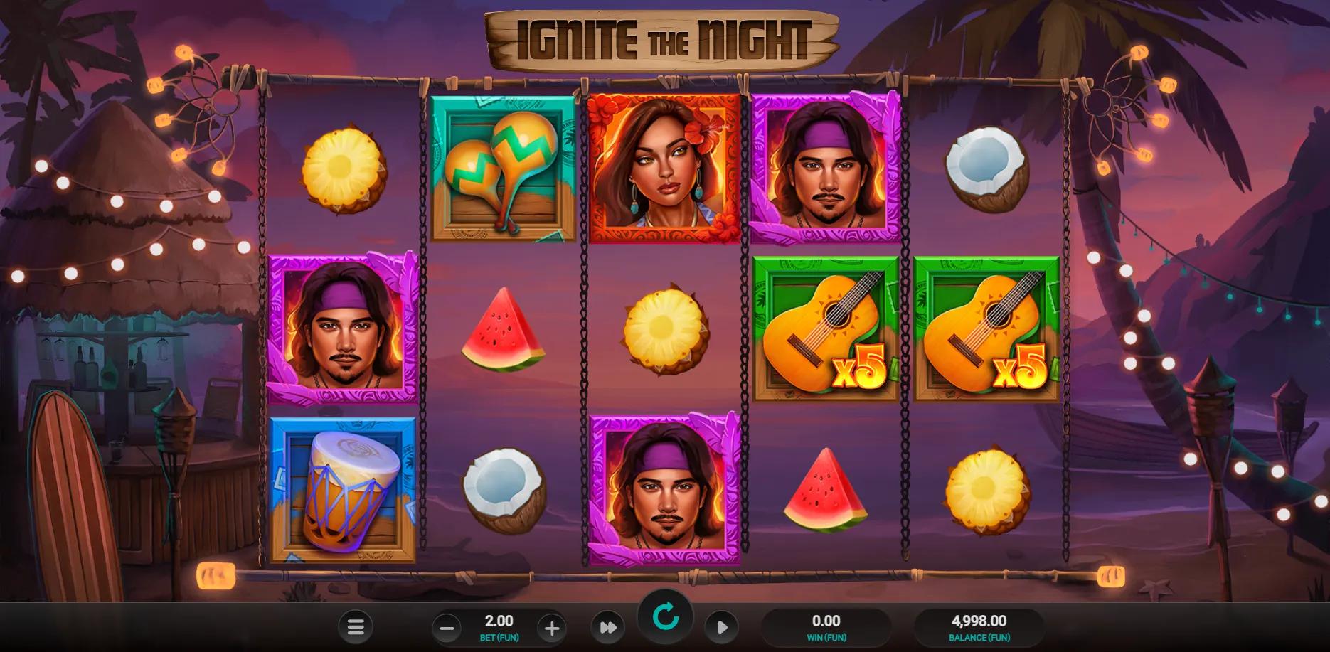 Ignite the Night slot gameplay screenshot