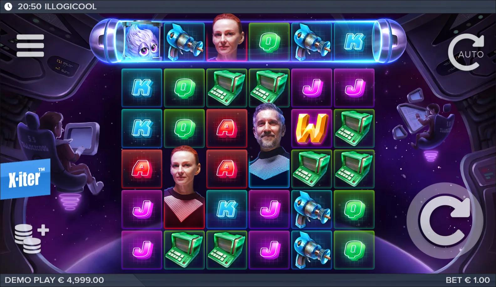 Illogicool slot gameplay screenshot