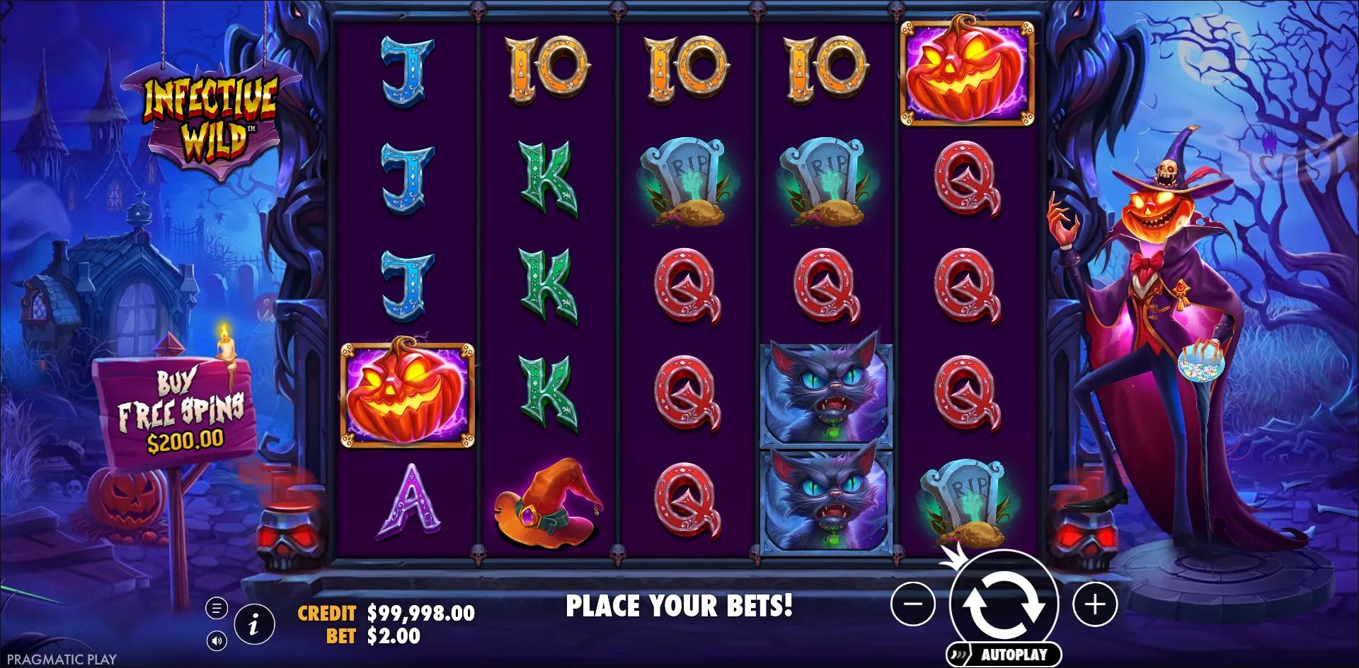 Infective Wild slot gameplay screenshot