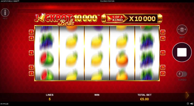 Jackpot Bells 10000 gameplay screenshot