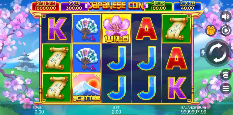 Japanese Coin: Hold The Spin gameplay screenshot