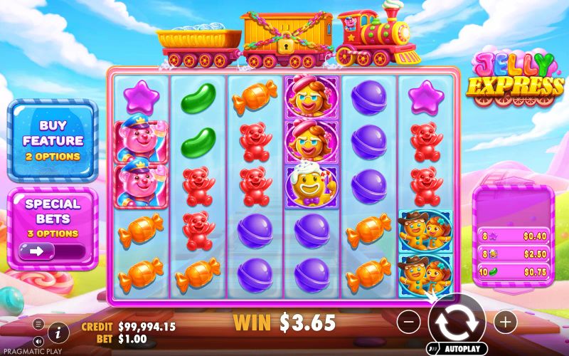 Jelly Express: tela do jogo