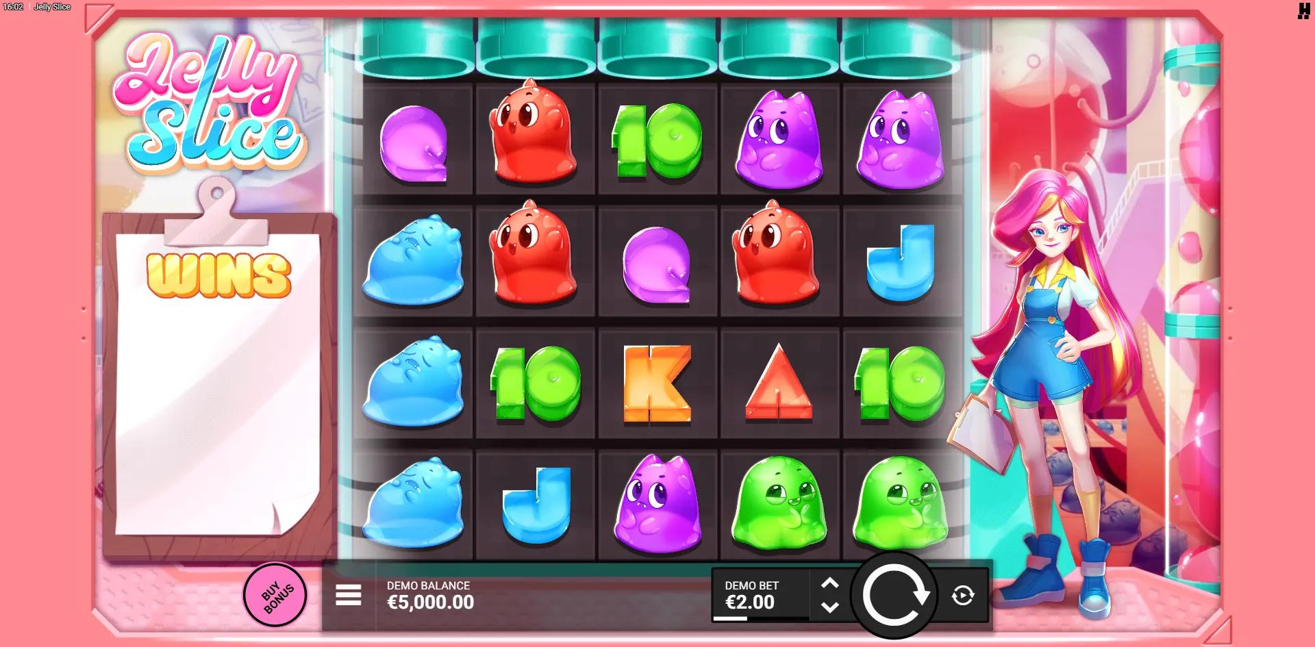 Jelly Slice slot gameplay screenshot