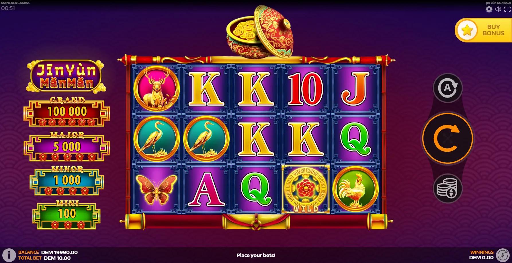 Jin Yun Man Man slot gameplay screenshot