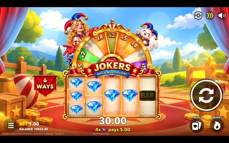 Jokers Mega Multipliers gameplay screenshot