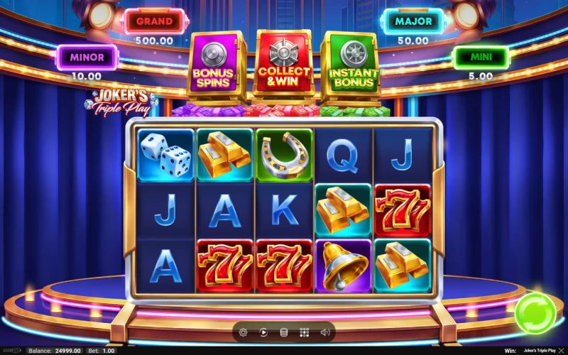 Joker's Triple Play gameplay screenshot