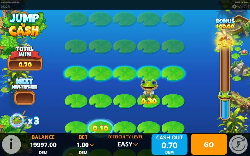 Jump 'n' Cash gameplay screenshot