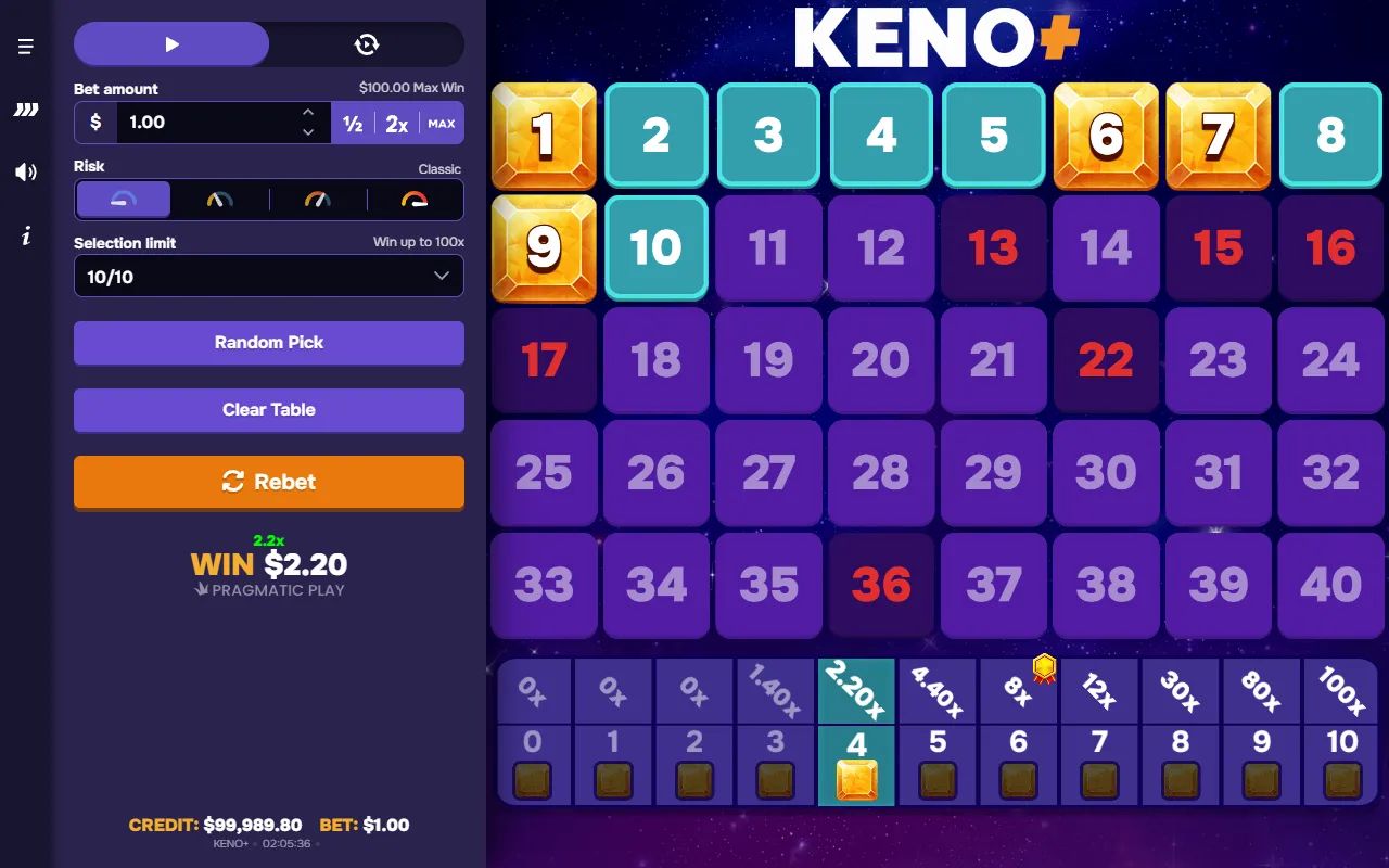 Keno - screenshot 2