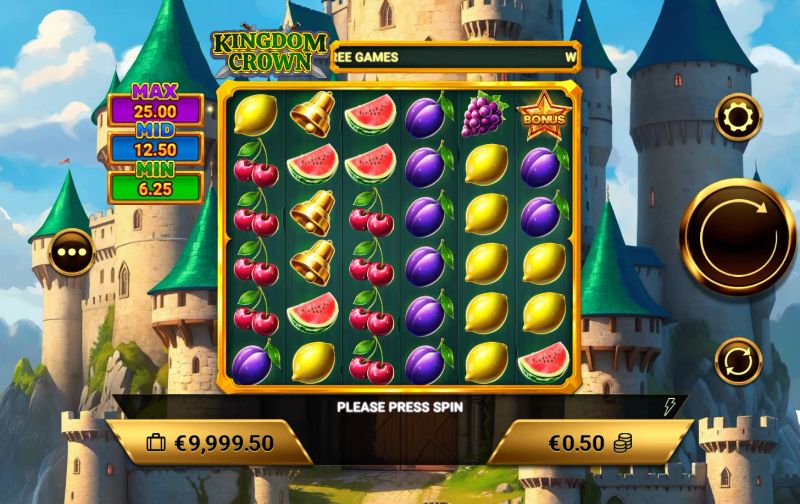 Kingdom Crown gameplay screenshot