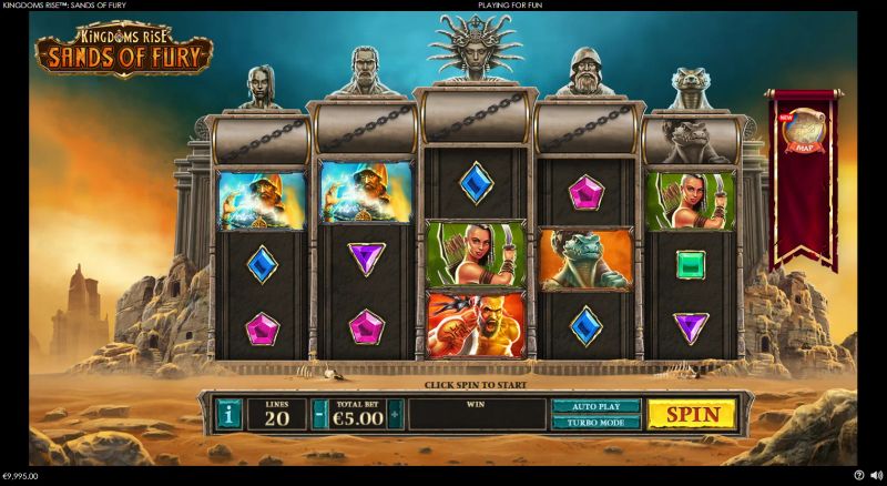 Kingdoms Rise: Sands of Fury gameplay screenshot
