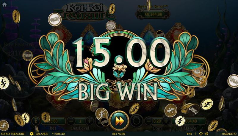Koi Koi Treasure gameplay screenshot