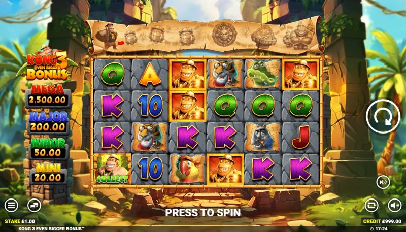 Kong 3 Even Bigger Bonus gameplay screenshot