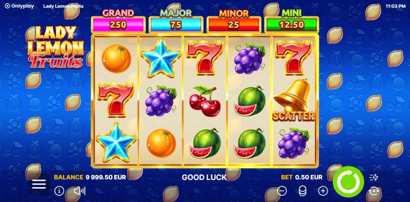 Lady Lemon Fruits gameplay screenshot