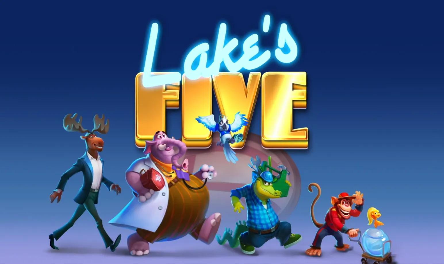 Adventure slot Lake's Five from ELK Studios during gameplay