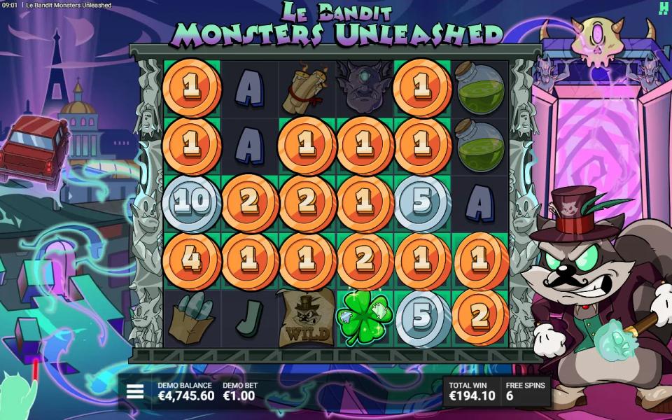 All That Glitters Is Gold free spin with nearly the whole grid marked green, coins from 1x to 10x and a Four-Leaf Clover in the bottom row