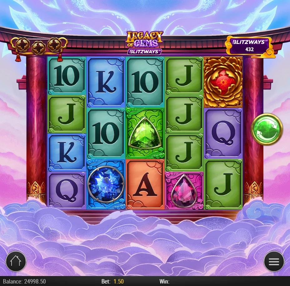 Legacy of Gems Blitzways - Expanding Grid active on Play'n GO's Fantasy slot