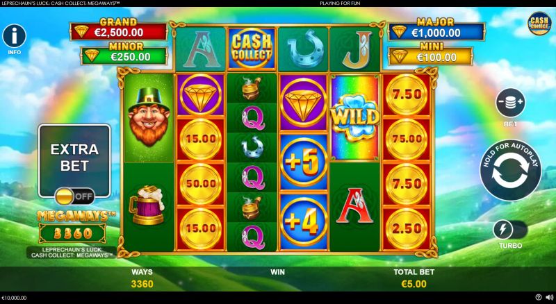 Leprechaun's Luck: Cash Collect: Megaways gameplay screenshot