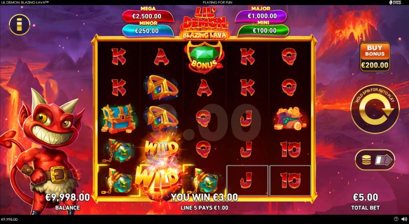 Lil' Demon: Blazing Lava gameplay screenshot
