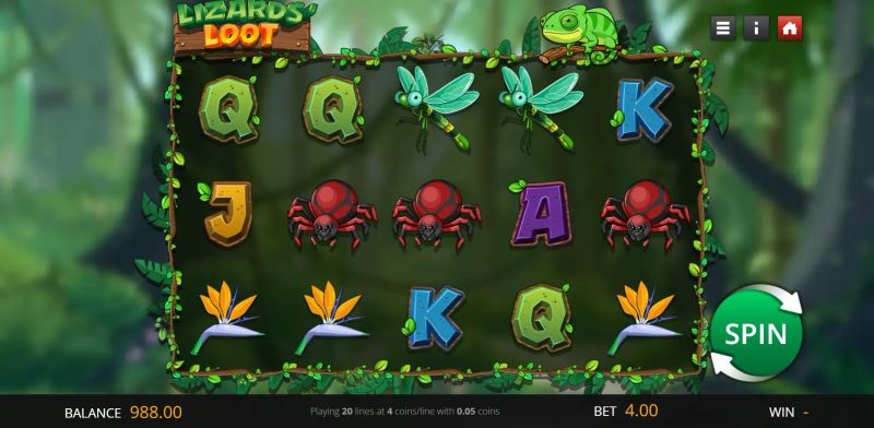 Lizards' Loot gameplay screenshot