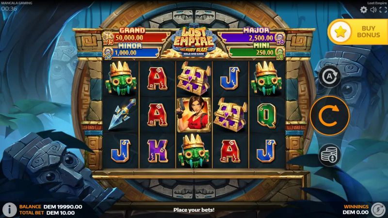 Lost Empire: Featuring Ruby Blaze gameplay screenshot