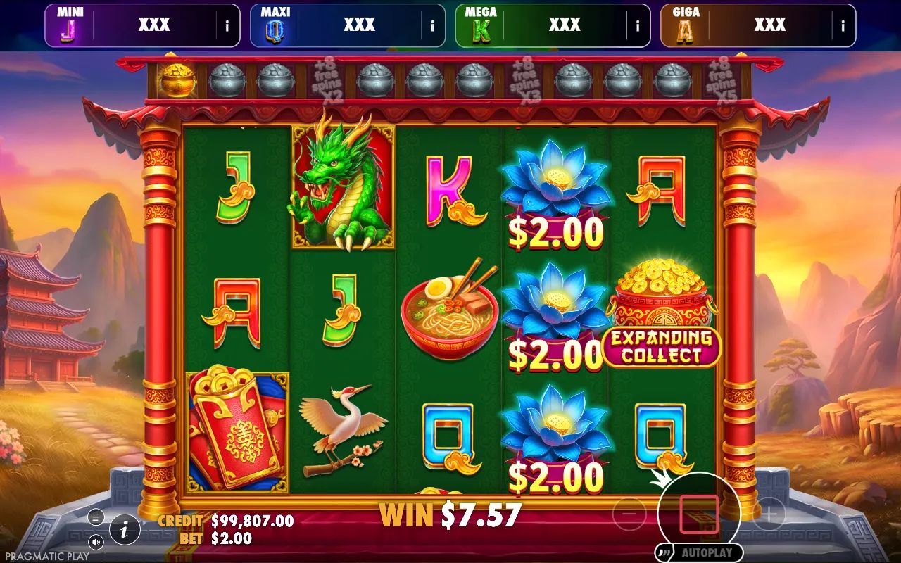 Lotus Treasure - Oranje Jackpot - screenshot 4