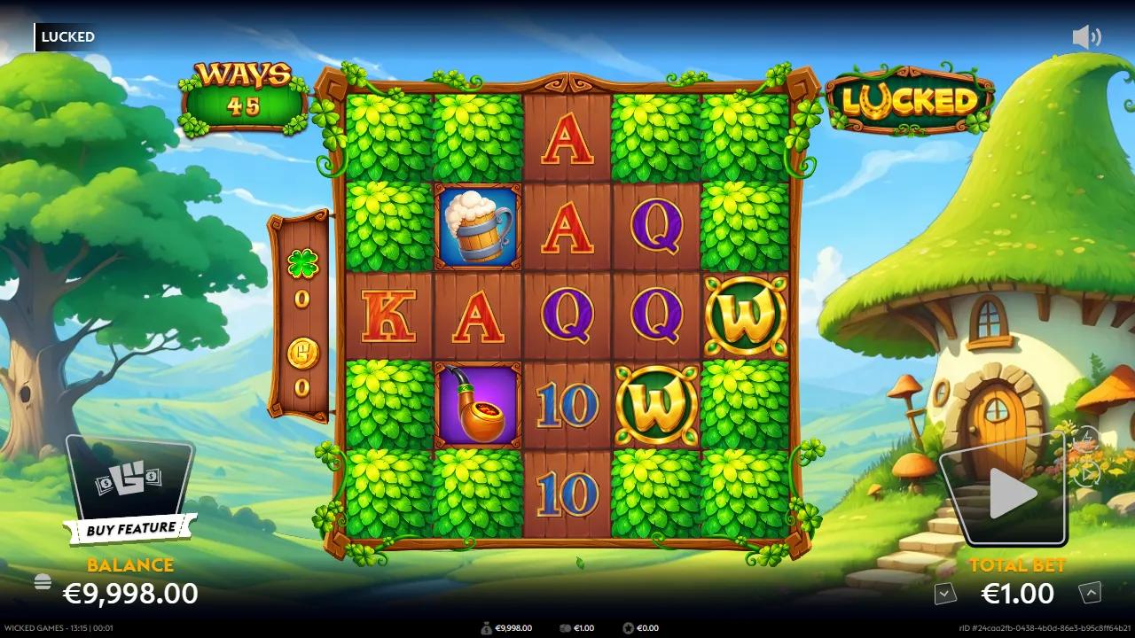 Lucked slot gameplay screenshot