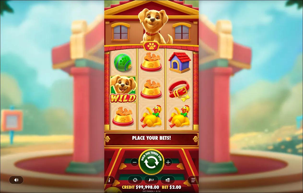 Lucky Dog slot gameplay screenshot