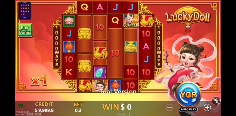 Lucky Doll gameplay screenshot
