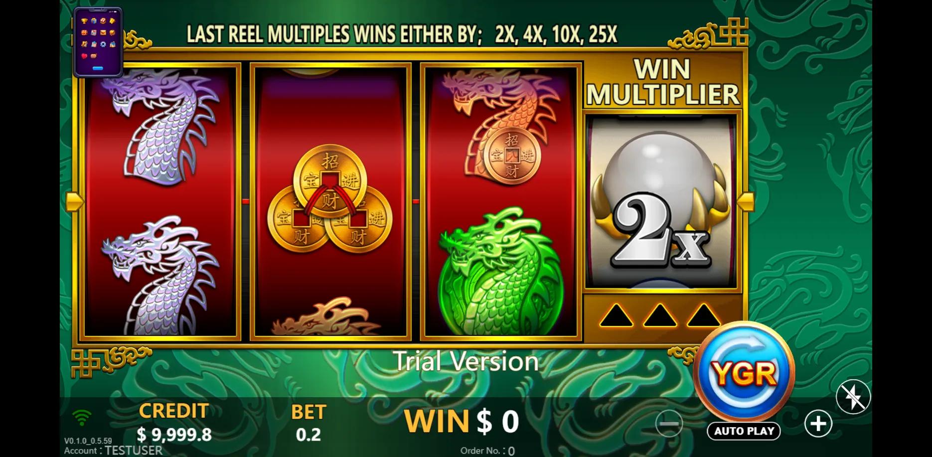 Lucky Dragon Ball 7 slot gameplay screenshot