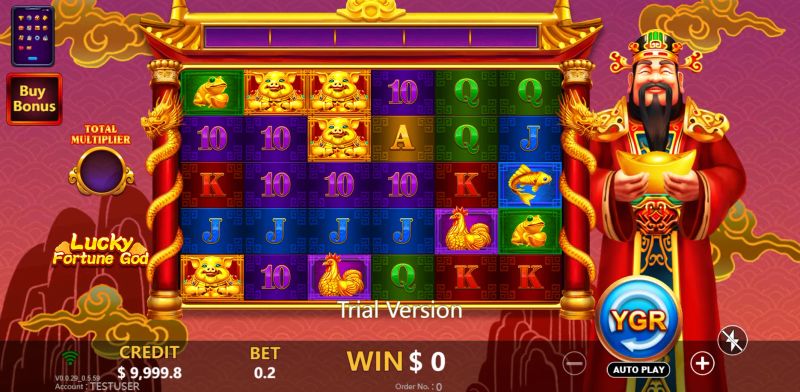 Lucky Fortune God gameplay screenshot