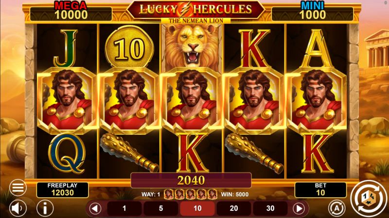 Lucky Hercules: The Nemean Lion gameplay screenshot