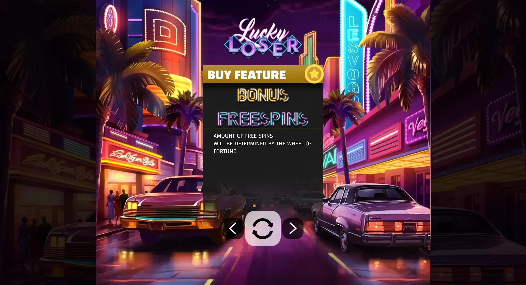 Lucky Loser slot gameplay screenshot