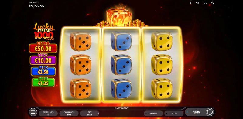 Lucky Streak 1000 Dice gameplay screenshot