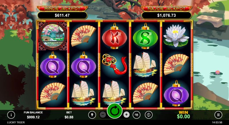 Lucky Tiger gameplay screenshot