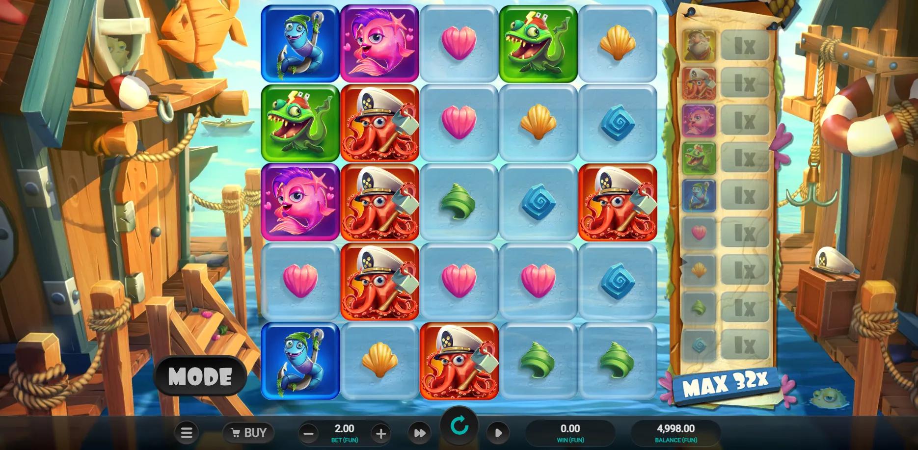 Lure of Fortune slot gameplay screenshot