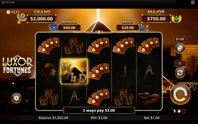 Luxor Fortunes gameplay screenshot