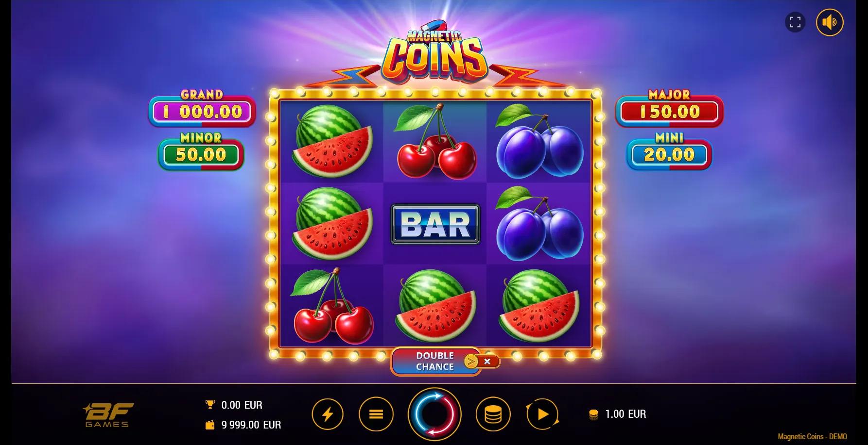 Magnetic Coins slot gameplay screenshot