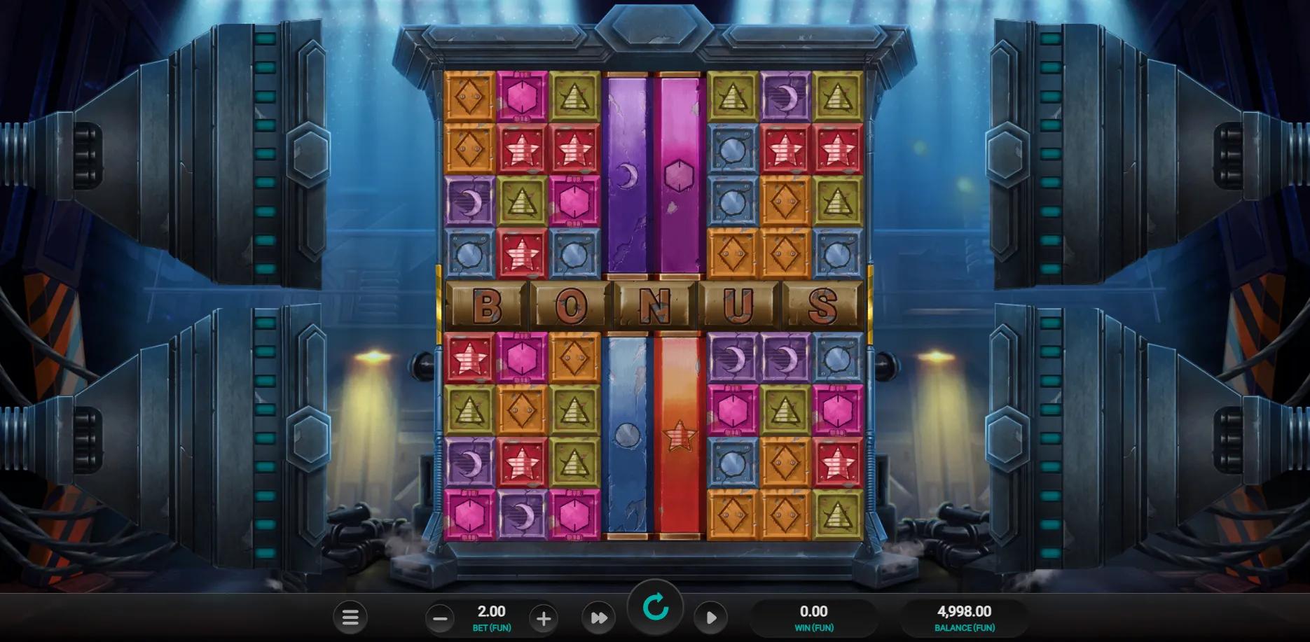 Magnetz slot gameplay screenshot
