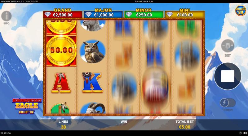 Magnificent Eagle: Collect'Em gameplay screenshot