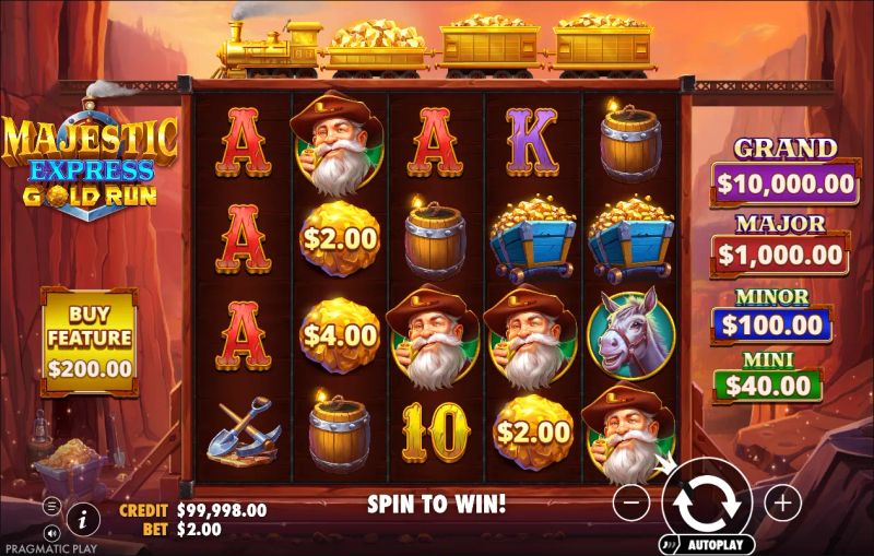 Majestic Express - Gold Run gameplay screenshot