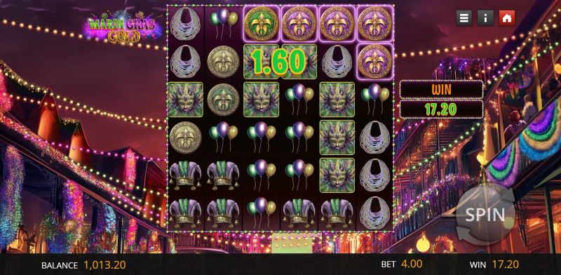 Mardi Gras Gold gameplay screenshot