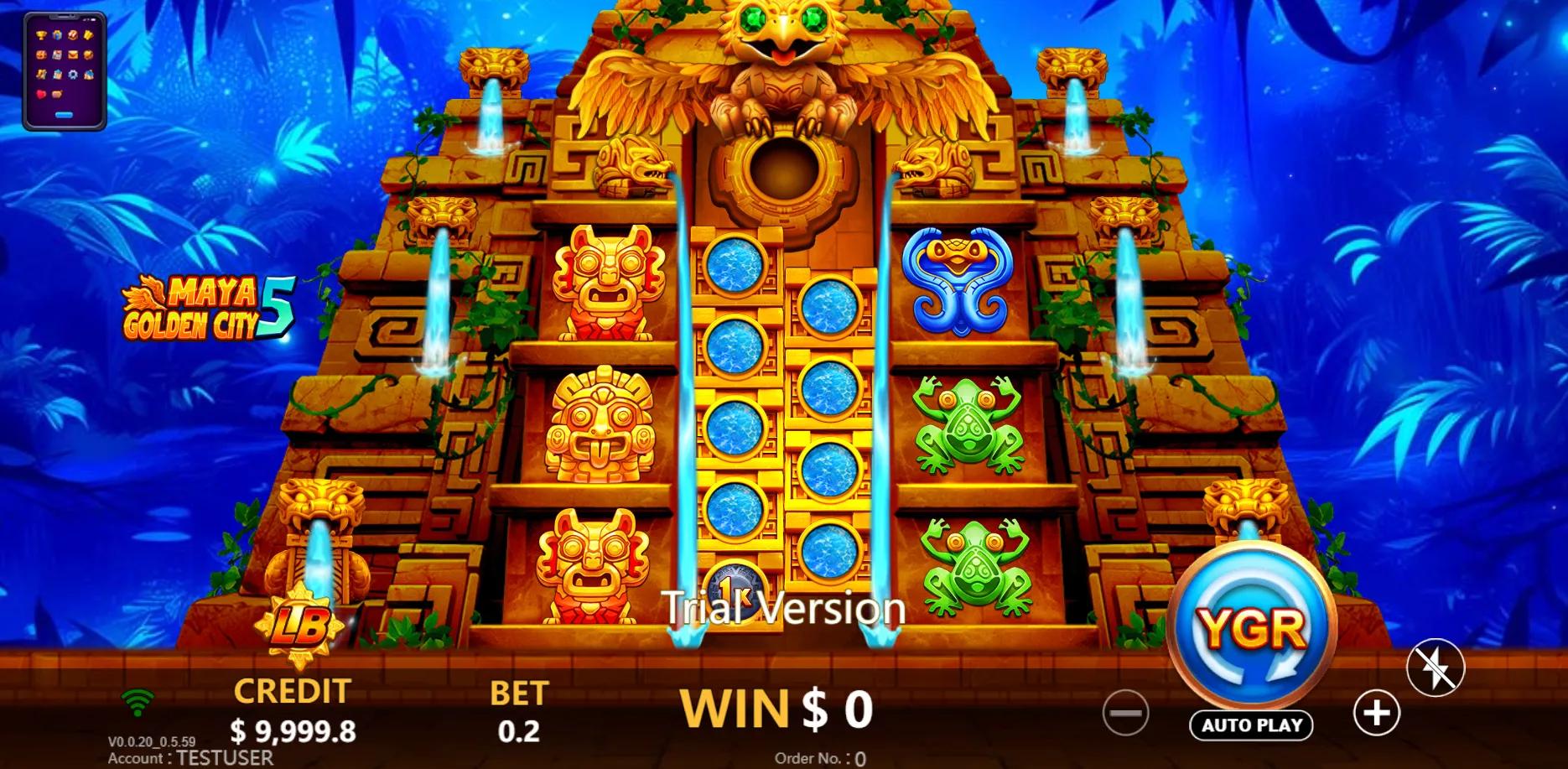 Maya Golden City 5 slot gameplay screenshot
