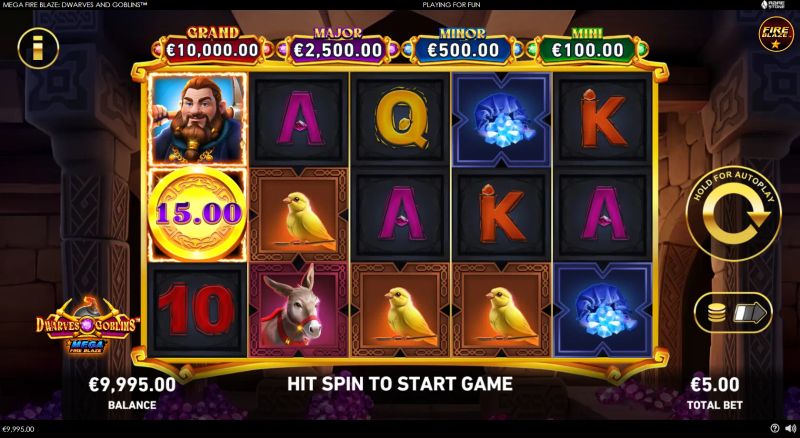 Mega Fire Blaze: Dwarves and Goblins gameplay screenshot