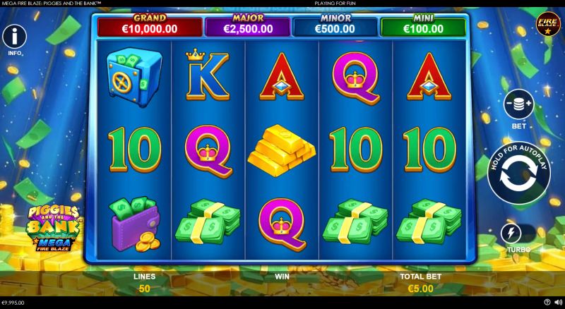 Mega Fire Blaze: Piggies and the Bank gameplay screenshot