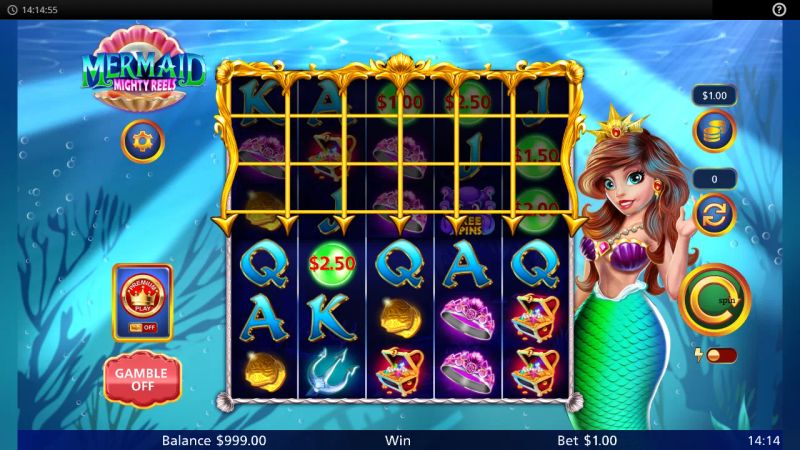 Mermaid Mighty Reels gameplay screenshot