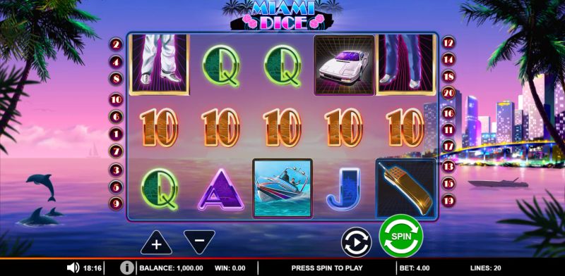 Miami Dice gameplay screenshot